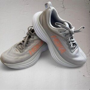 Hoka Bondi Women's Gray Athletic Shoes